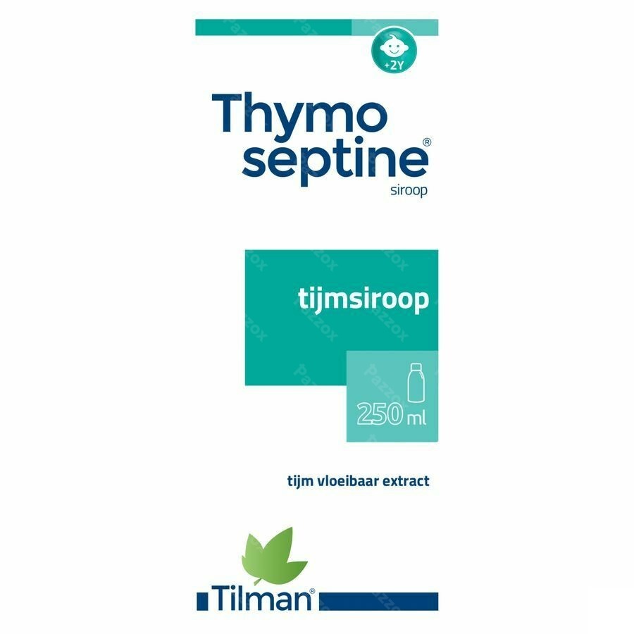 Thymoseptine Slijmhoest en Vastzittende Hoest Hoestsiroop 250ml