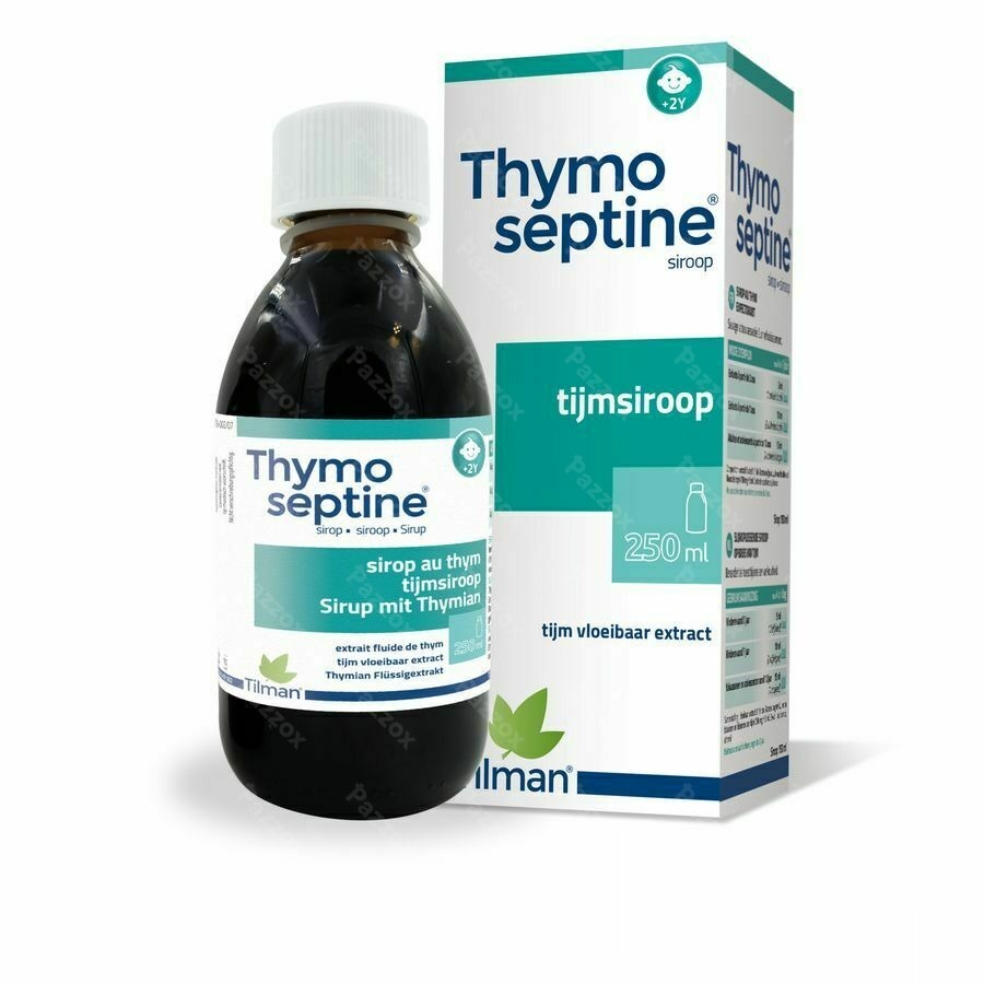 Thymoseptine Slijmhoest en Vastzittende Hoest Hoestsiroop 250ml