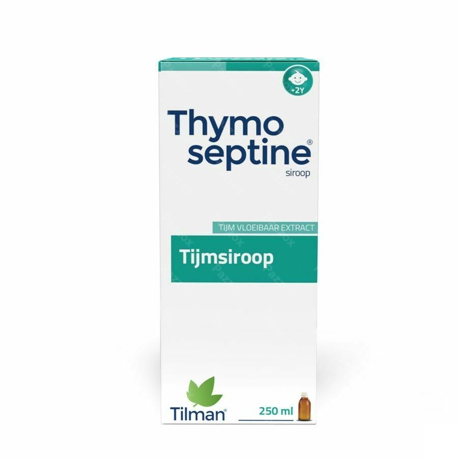 Thymoseptine Slijmhoest en Vastzittende Hoest Hoestsiroop 250ml