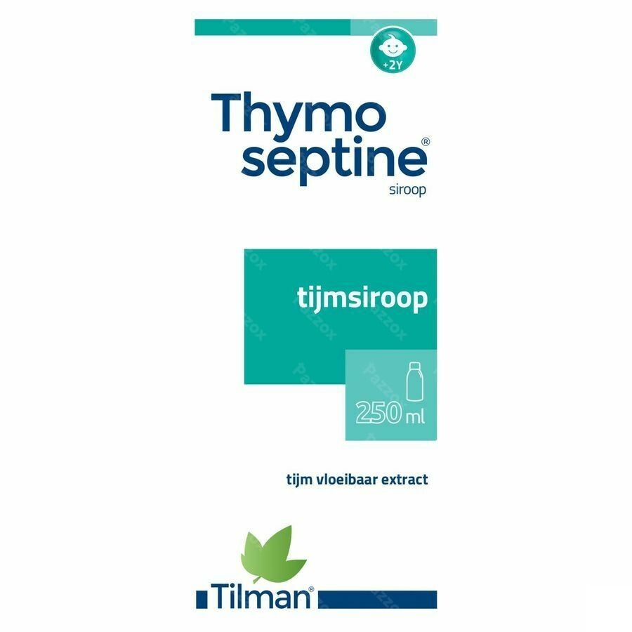 Thymoseptine Slijmhoest en Vastzittende Hoest Hoestsiroop 250ml