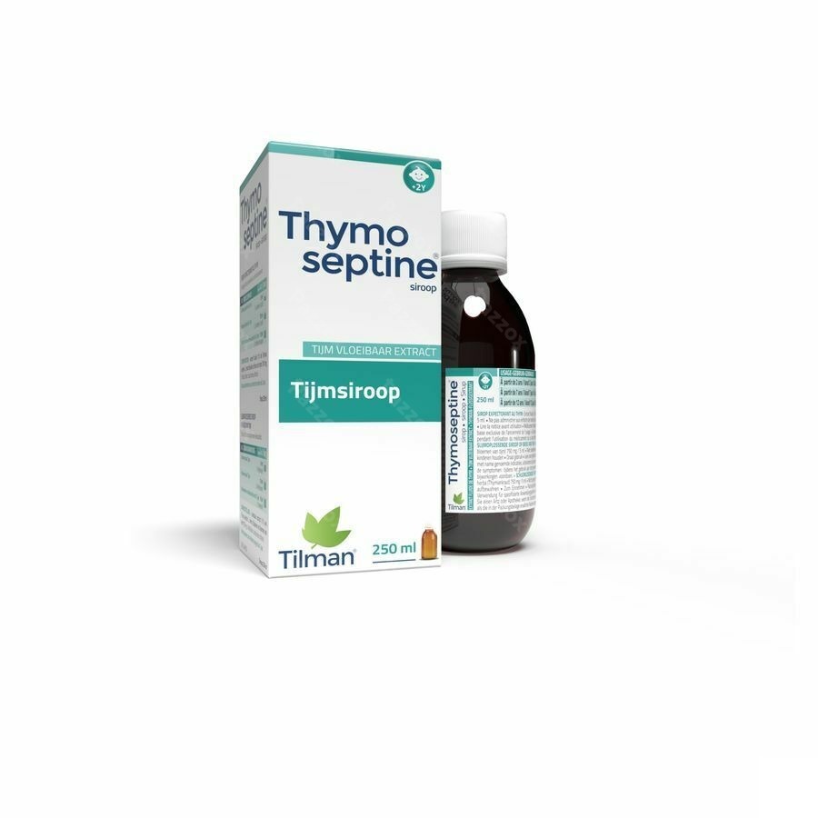 Thymoseptine Slijmhoest en Vastzittende Hoest Hoestsiroop 250ml