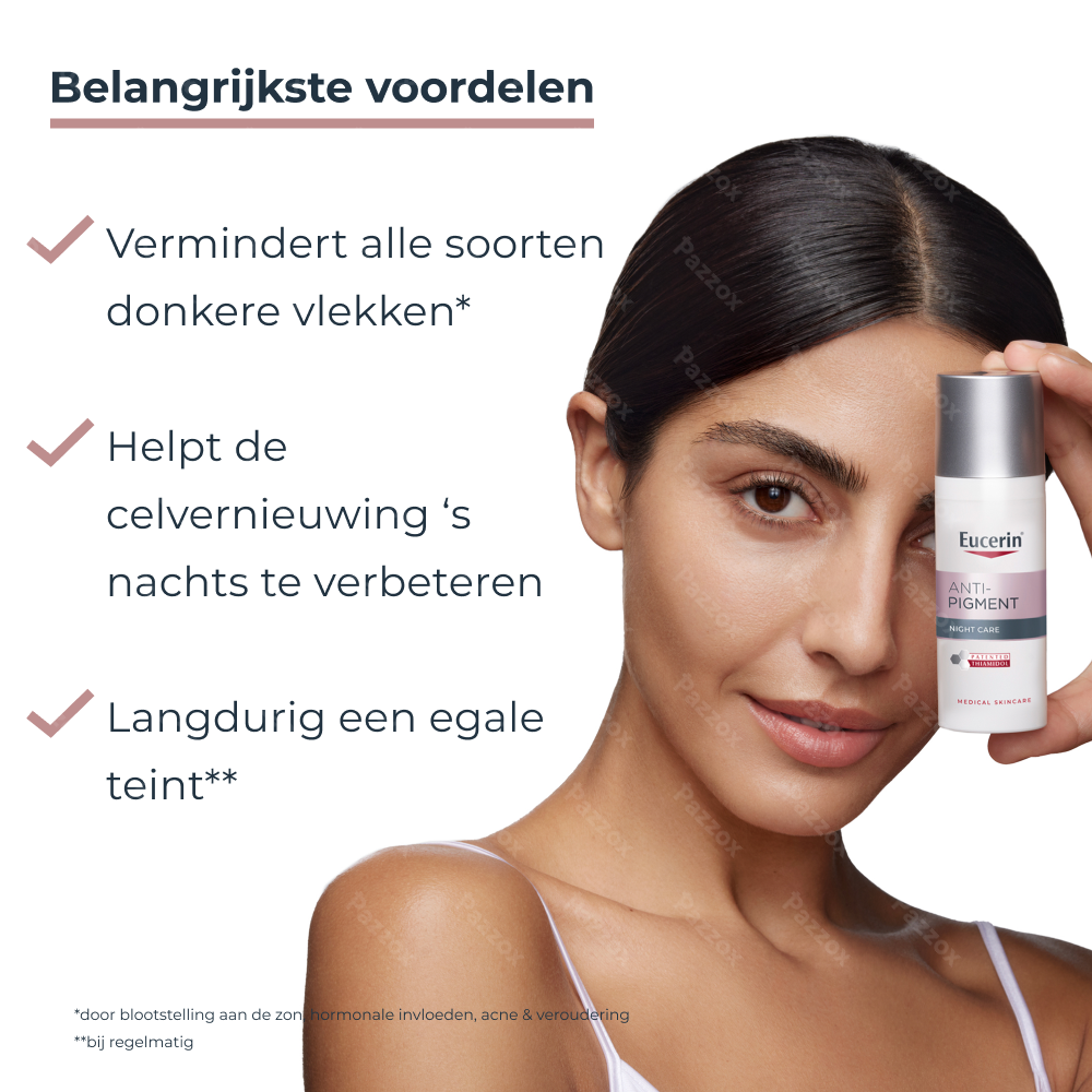 Eucerin Anti-Pigment Nachtcrème Hyperpigmentatie 50ml