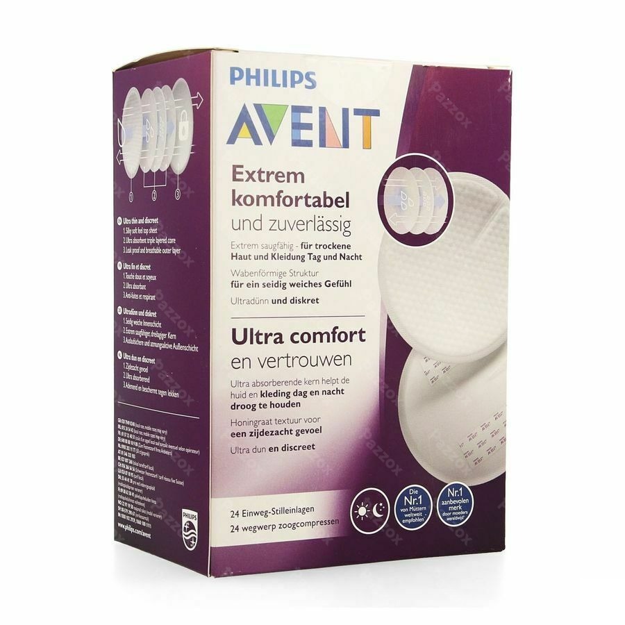 Philips Avent Borstkompres Dag/nacht 24 Scf254/24