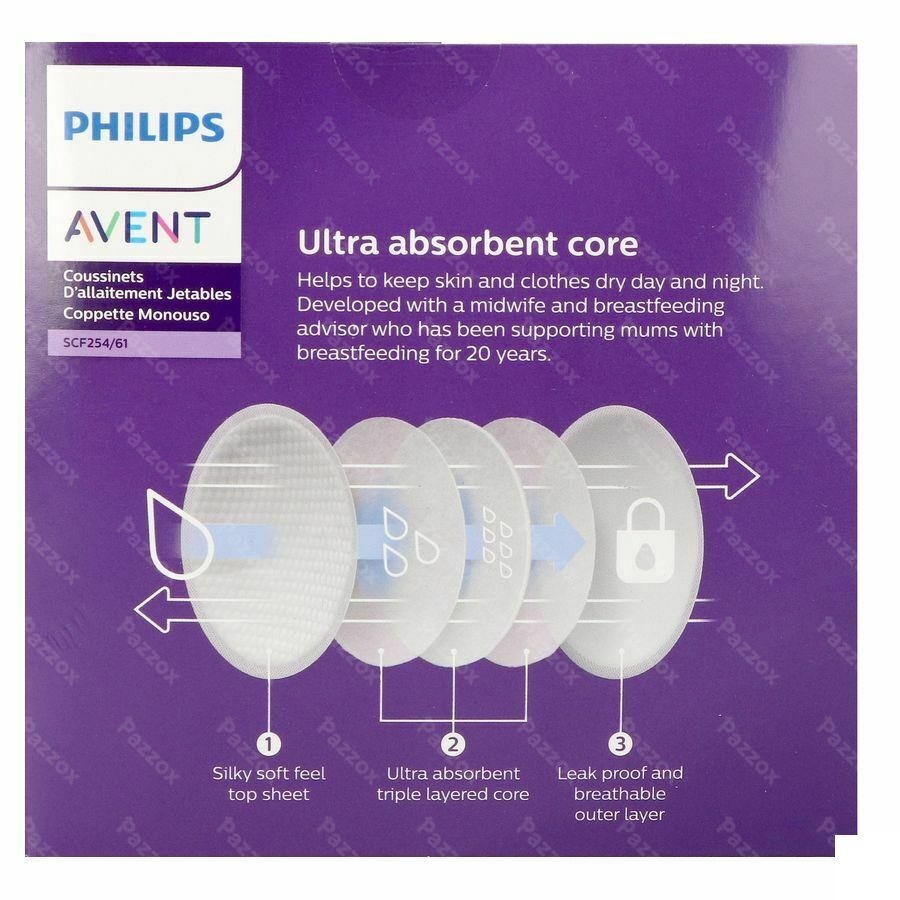 Philips Avent Borstkompres Dag/nacht 60 Scf254/61