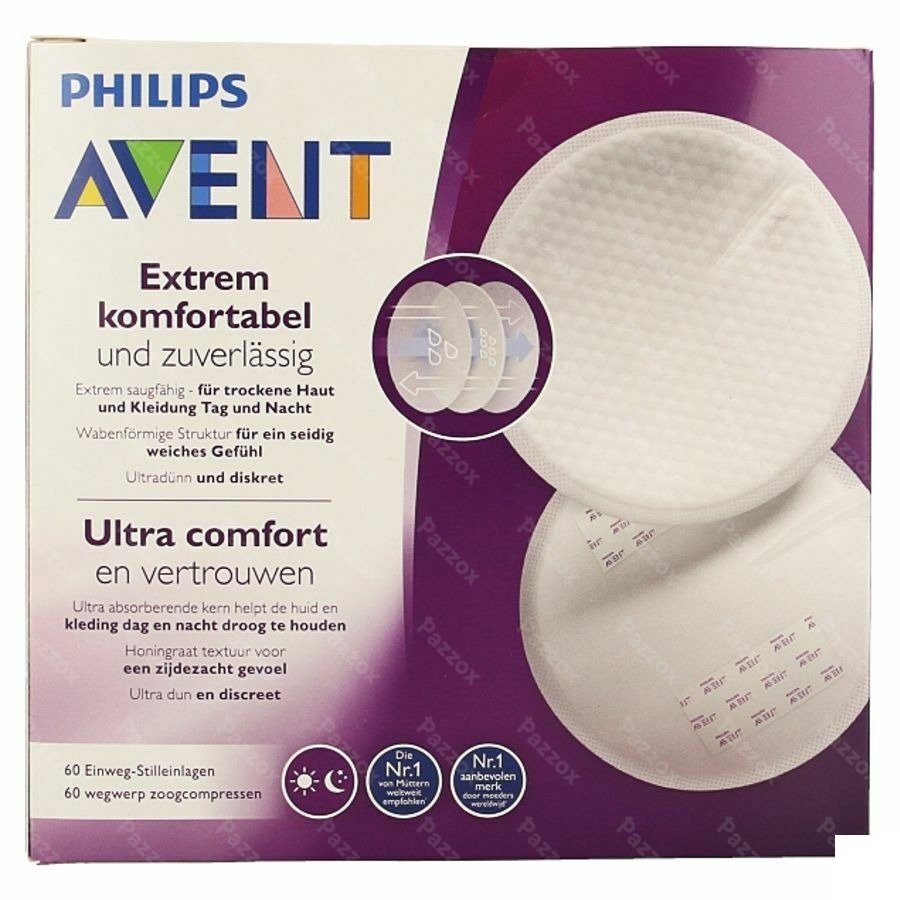 Philips Avent Borstkompres Dag/nacht 60 Scf254/61