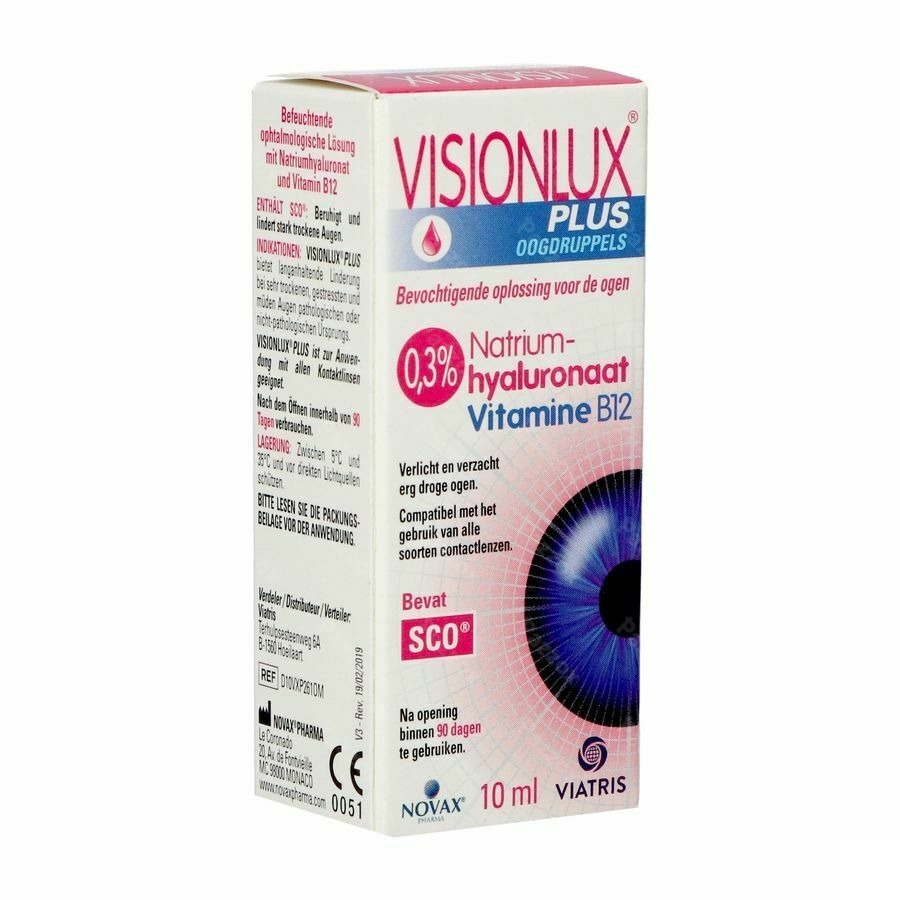 Visionlux Plus Oogdruppels Fl 1 X 10ml