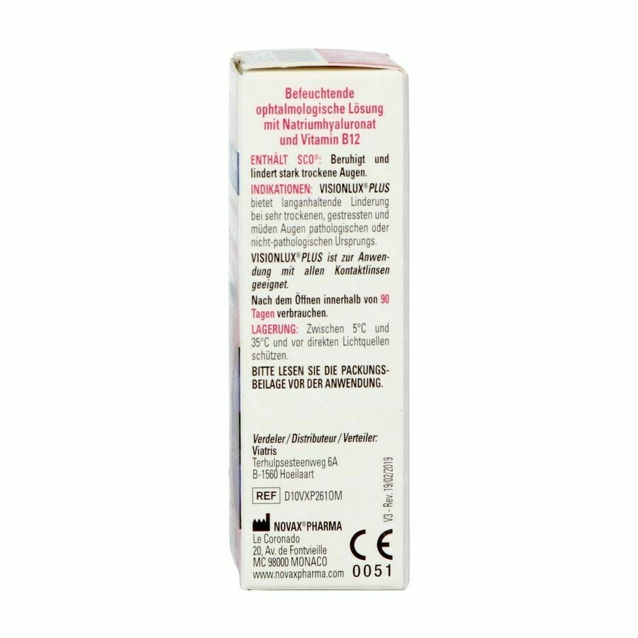 Visionlux Plus Oogdruppels Fl 1 X 10ml