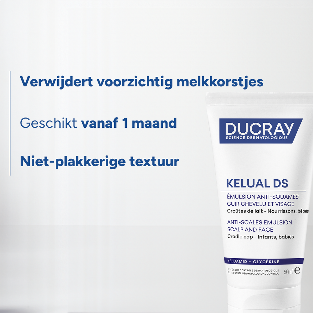 Ducray Kelual Keratoreducerende Emulsie, Melkkorstjes, Berg 50ml