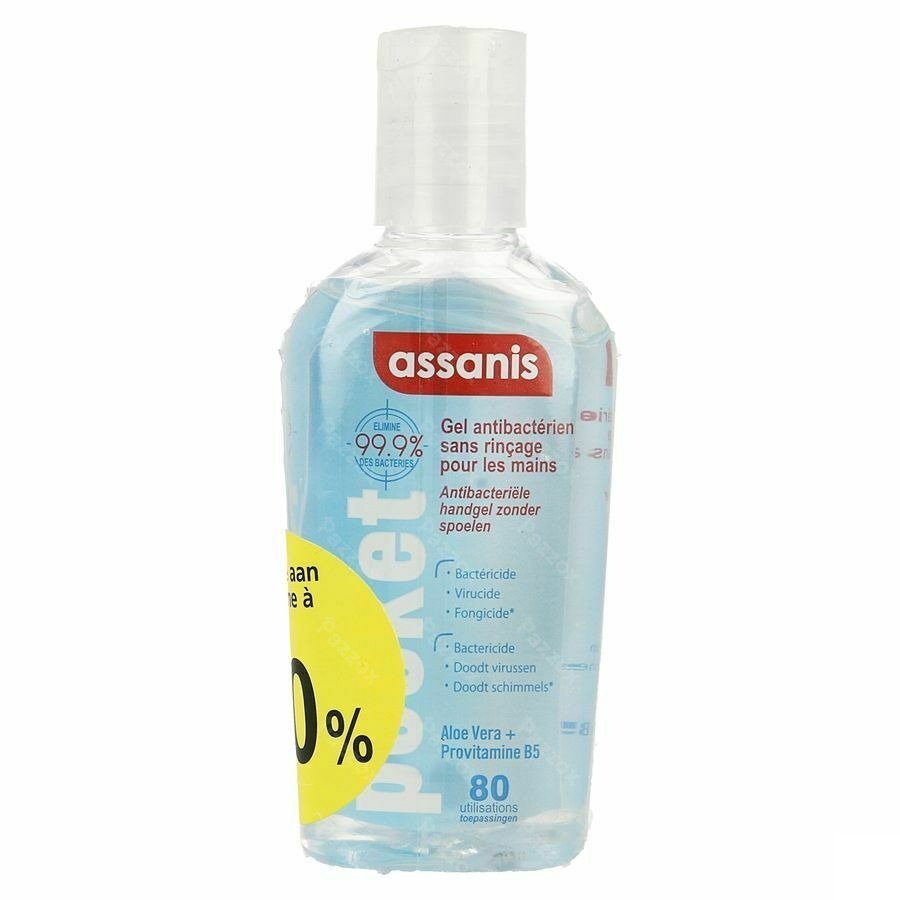 Assanis Pocket Gel Duo 2x80ml 2e -50%