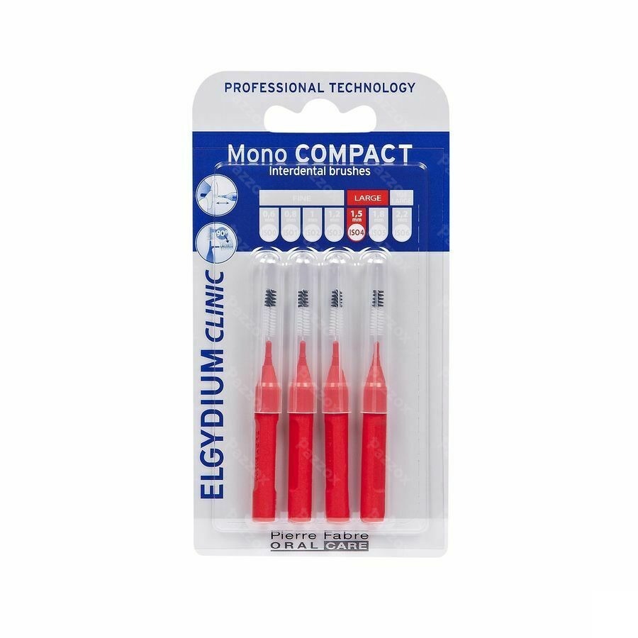 Elgydium Clinic Monocompact Red