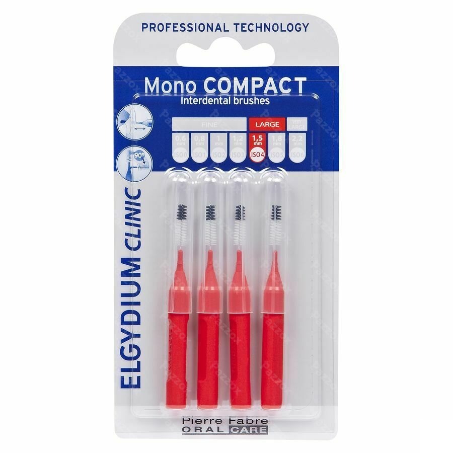 Elgydium Clinic Monocompact Red