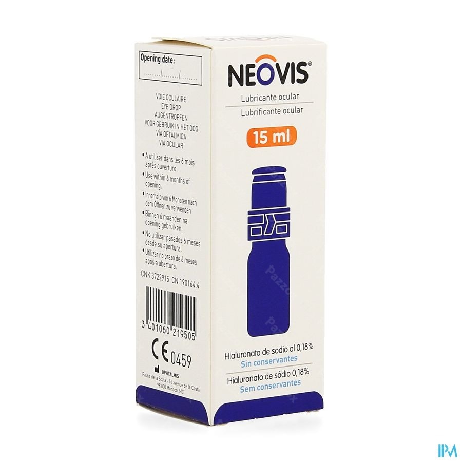 Neovis Opl Opthal. Fl 15ml Verv.3323987