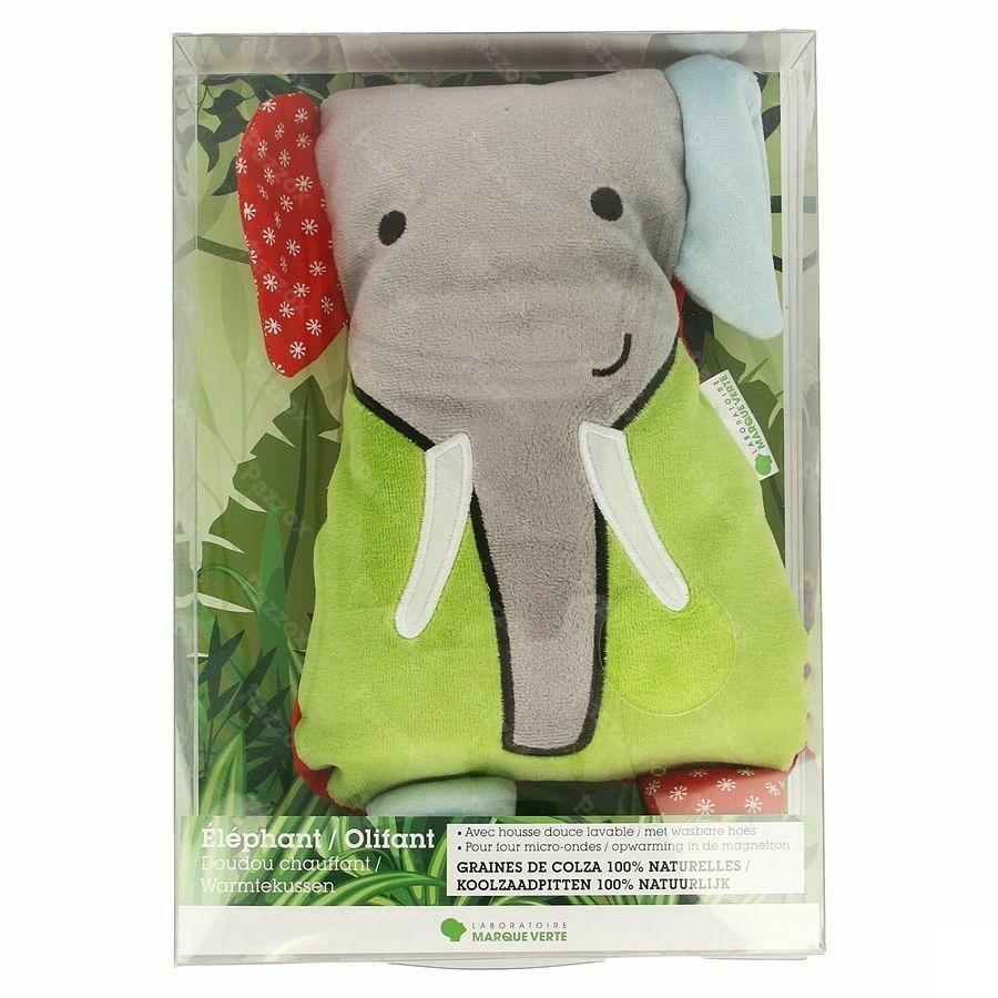 Marque V Warmtekussen Olifant 17x25cm