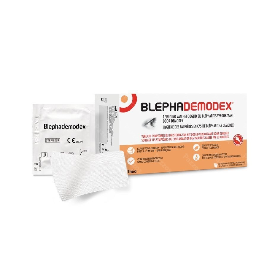 Blephademodex Reinigende Oogkompressen 30