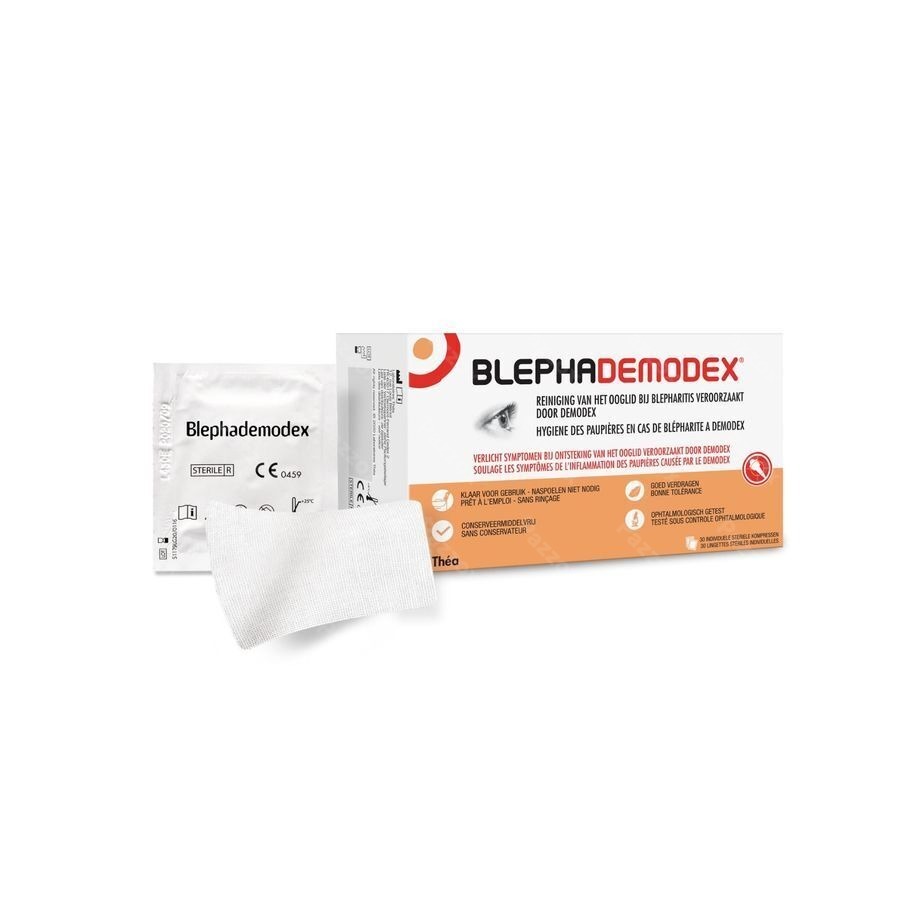 Blephademodex Reinigende Oogkompressen 30
