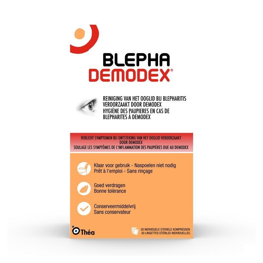 Blephademodex Reinigende Oogkompressen 30