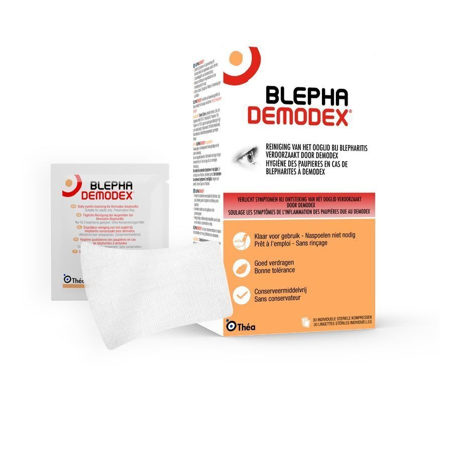 Blephademodex Reinigende Oogkompressen 30