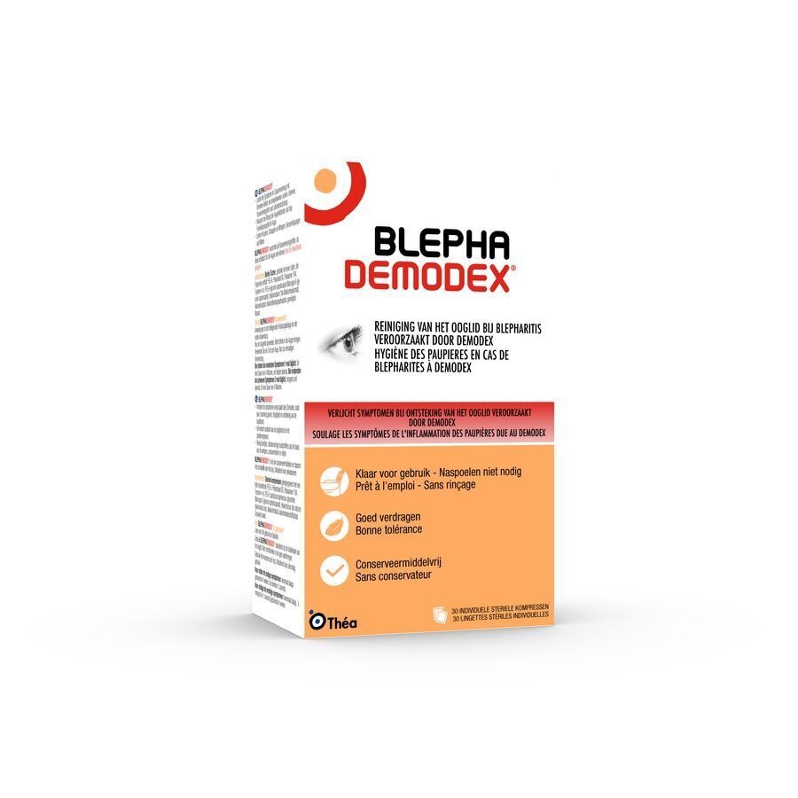 Blephademodex Reinigende Oogkompressen 30