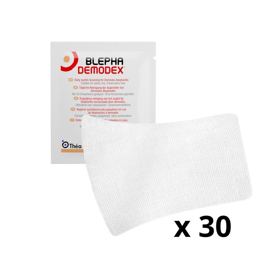 Blephademodex Reinigende Oogkompressen 30