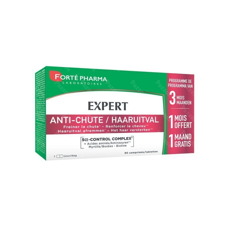 Forté Pharma Expert Anti-Haaruitval 3 x 30 Tabletten 2+1 Gratis 