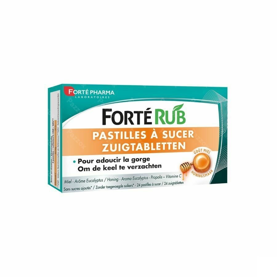 Forté Pharma Forté Rub Honing 24 Keeltabletten 