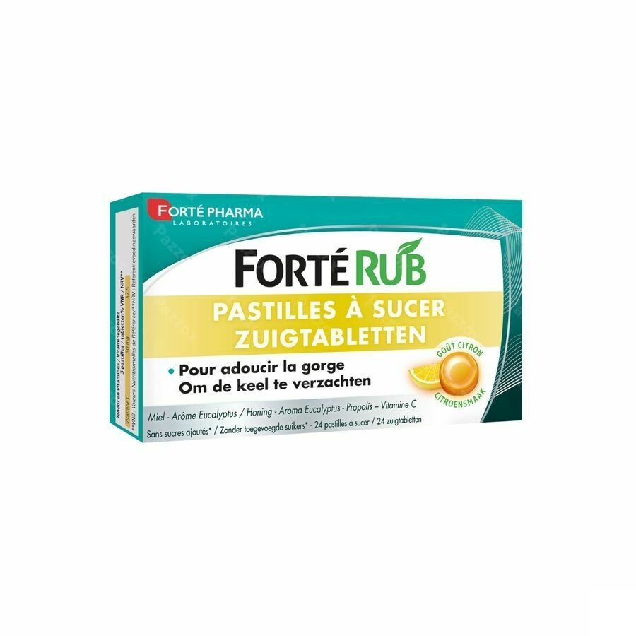 Forté Pharma Forté Rub Citroen 24 Keeltabletten 