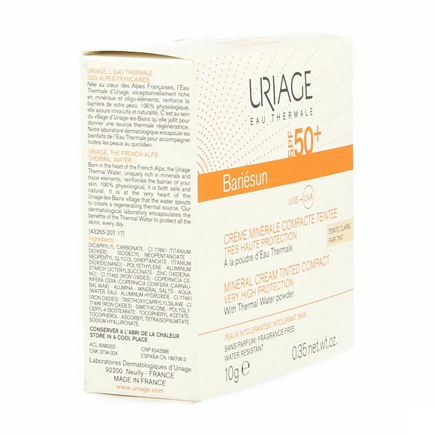 Uriage Bariesun Ip50+ Cr Miner. Comp.licht Pdr 10g