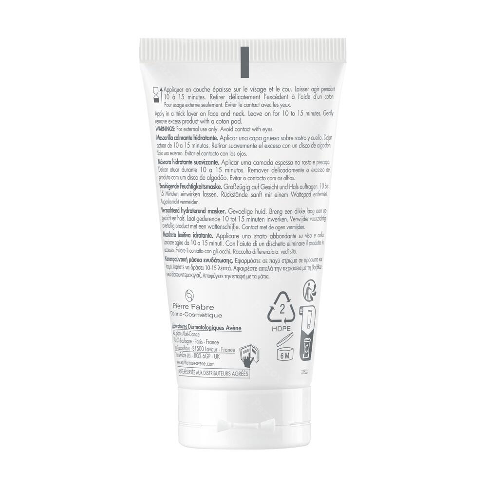Avène Essentiels Verzachtend Masker Stralende Teint 50ml