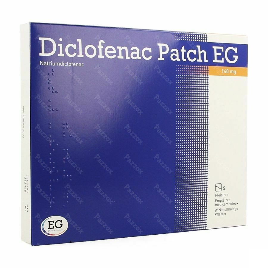 Diclofenac Patch EG 140Mg Pleister  5