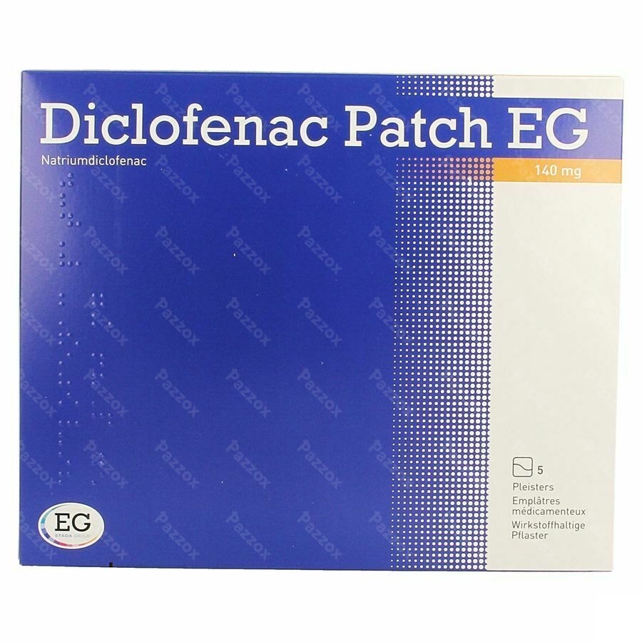 Diclofenac Patch EG 140Mg Pleister  5