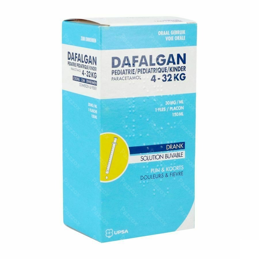Dafalgan Pediatrie 30mg/ml Siroop 150ml