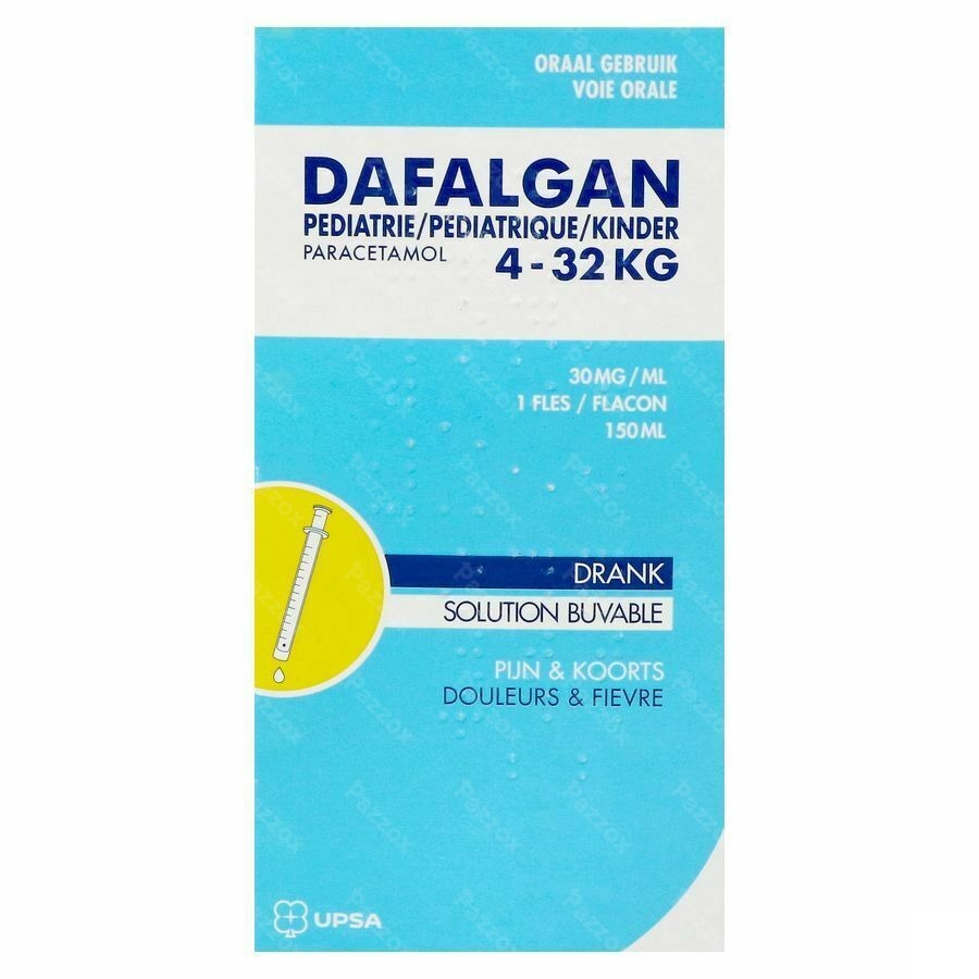 Dafalgan Pediatrie 30mg/ml Siroop 150ml