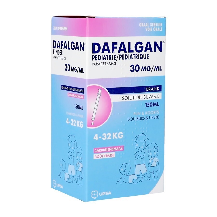 Dafalgan Pediatrie 30mg/ml Siroop 150ml