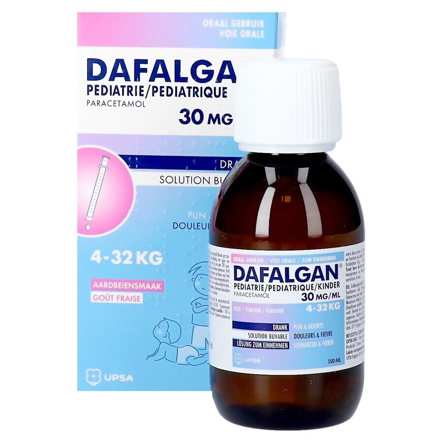 Dafalgan Pediatrie 30mg/ml Siroop 150ml