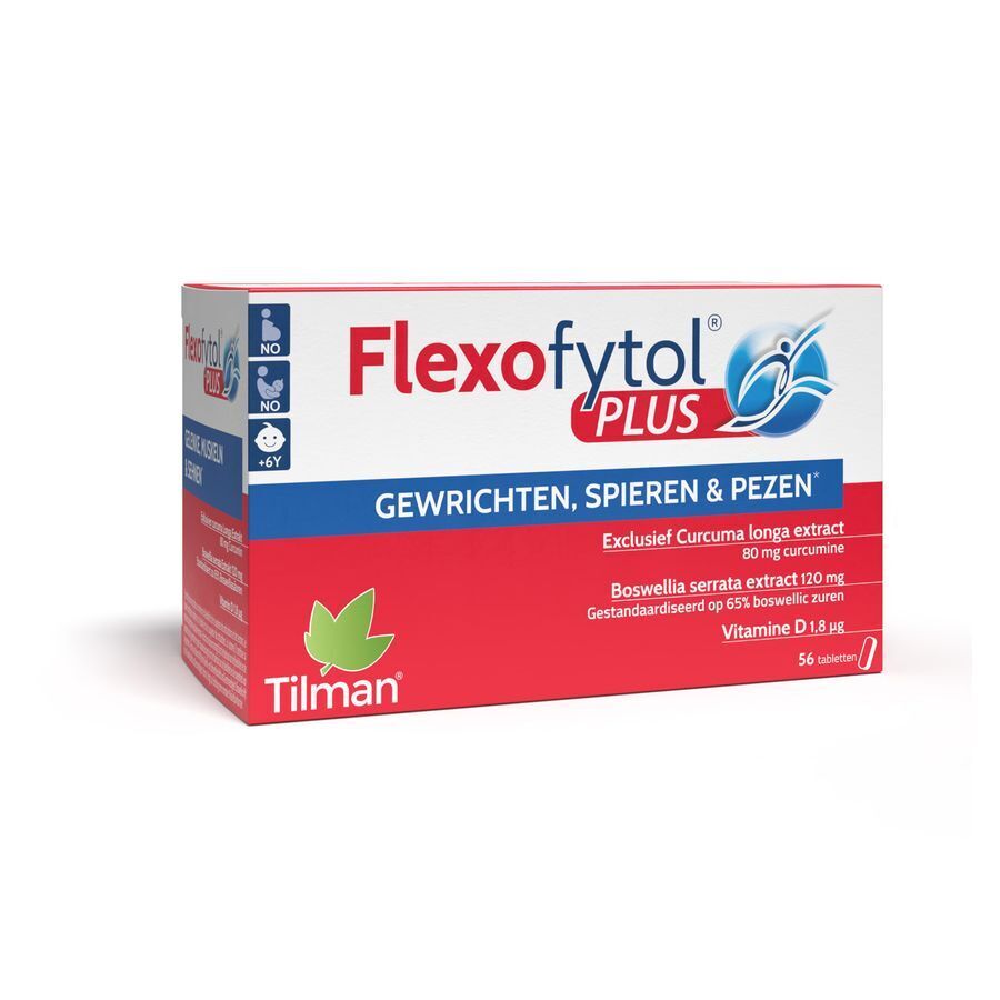 Flexofytol Plus Gewrichten, Spieren en Pezen 56 Tabletten afbeelding 1