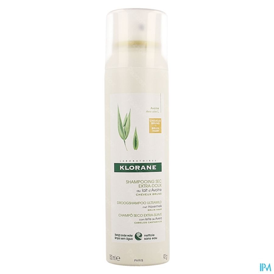 Klorane Droogshampoo Ultramild Met Havermelk Getint 150ml