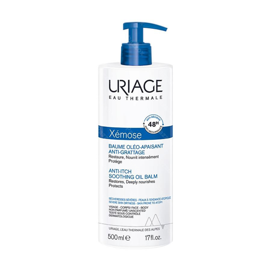 Uriage Xémose Verzachtende Oliebalsem Zeer Droge En Atopische Huid 500ml