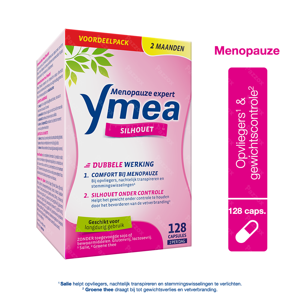 Ymea Silhouet Voedingssupplement Afslanken En Menopauze 128 Capsules