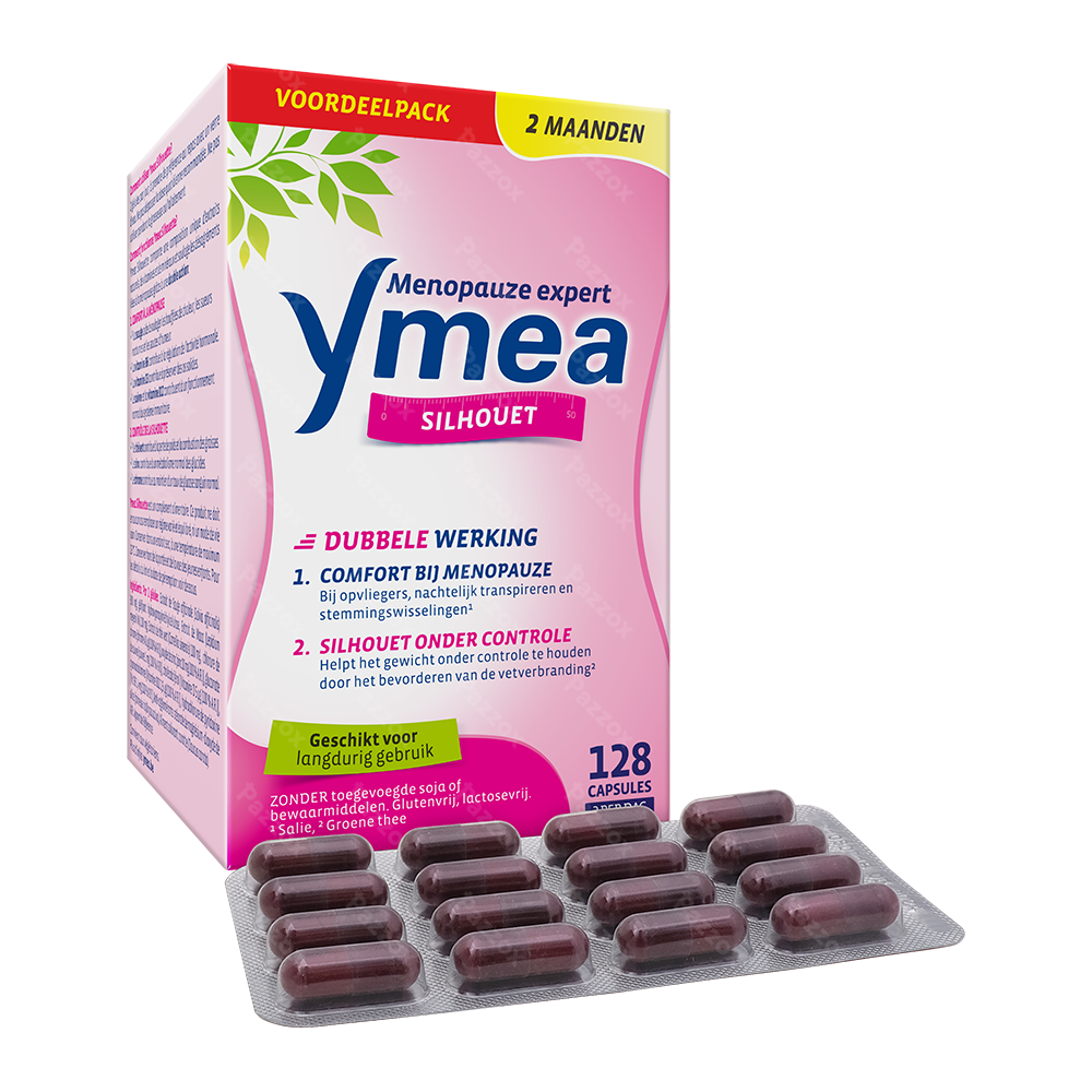 Ymea Silhouet Voedingssupplement Afslanken En Menopauze 128 Capsules