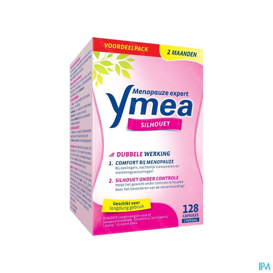 Ymea Silhouet Voedingssupplement Afslanken En Menopauze 128 Capsules