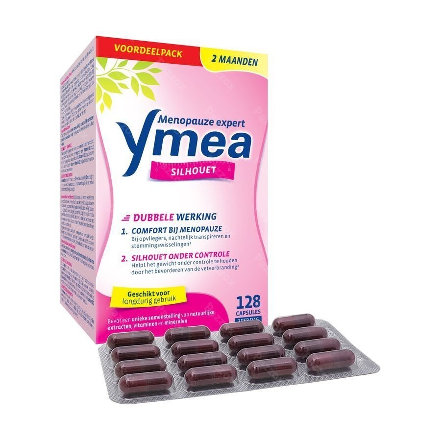 Ymea Silhouet Voedingssupplement Afslanken En Menopauze 128 Capsules
