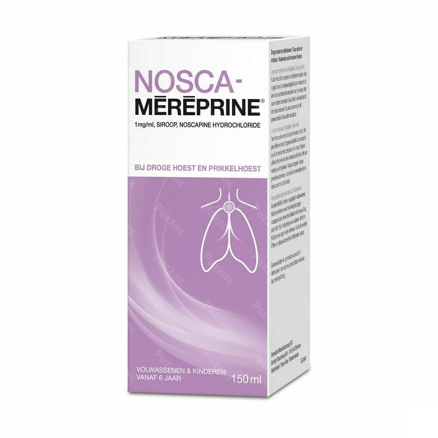 Nosca Mereprine 1mg/ml Droge Hoest Siroop 150ml