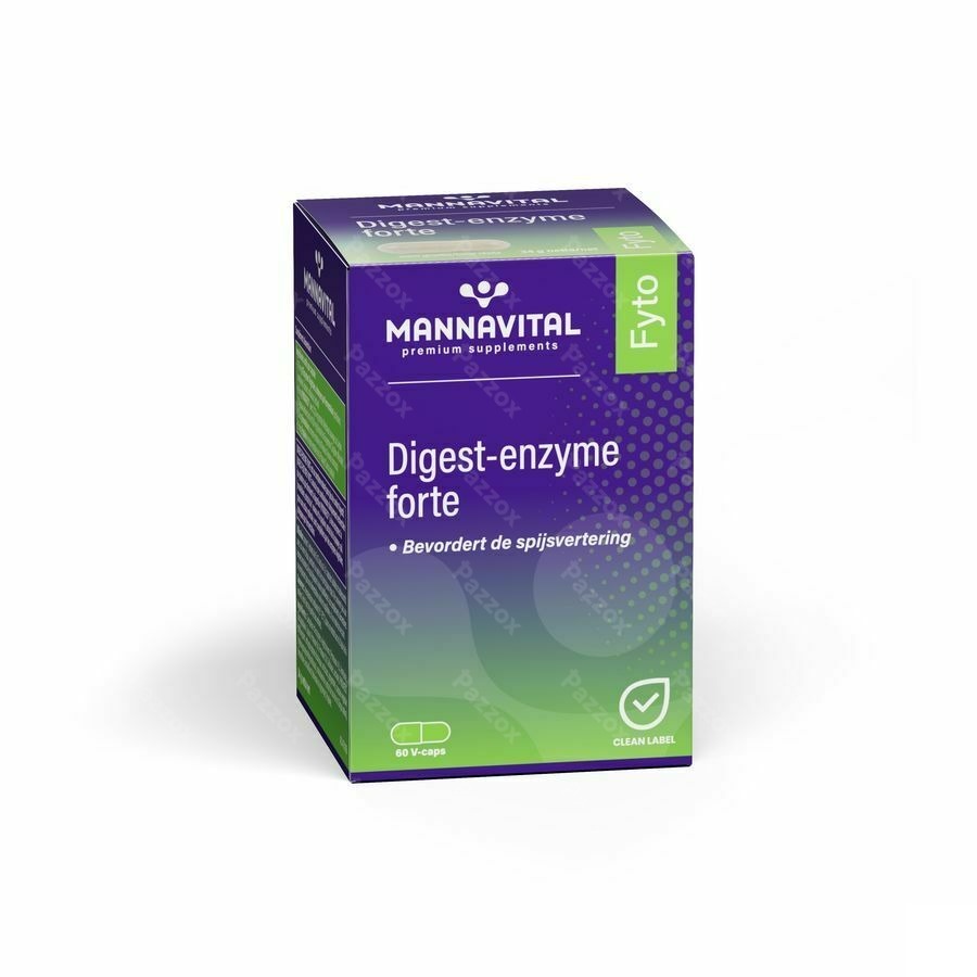 Mannavital Digest Enzyme Forte V-caps 60