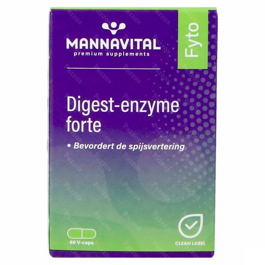 Mannavital Digest Enzyme Forte V-caps 60