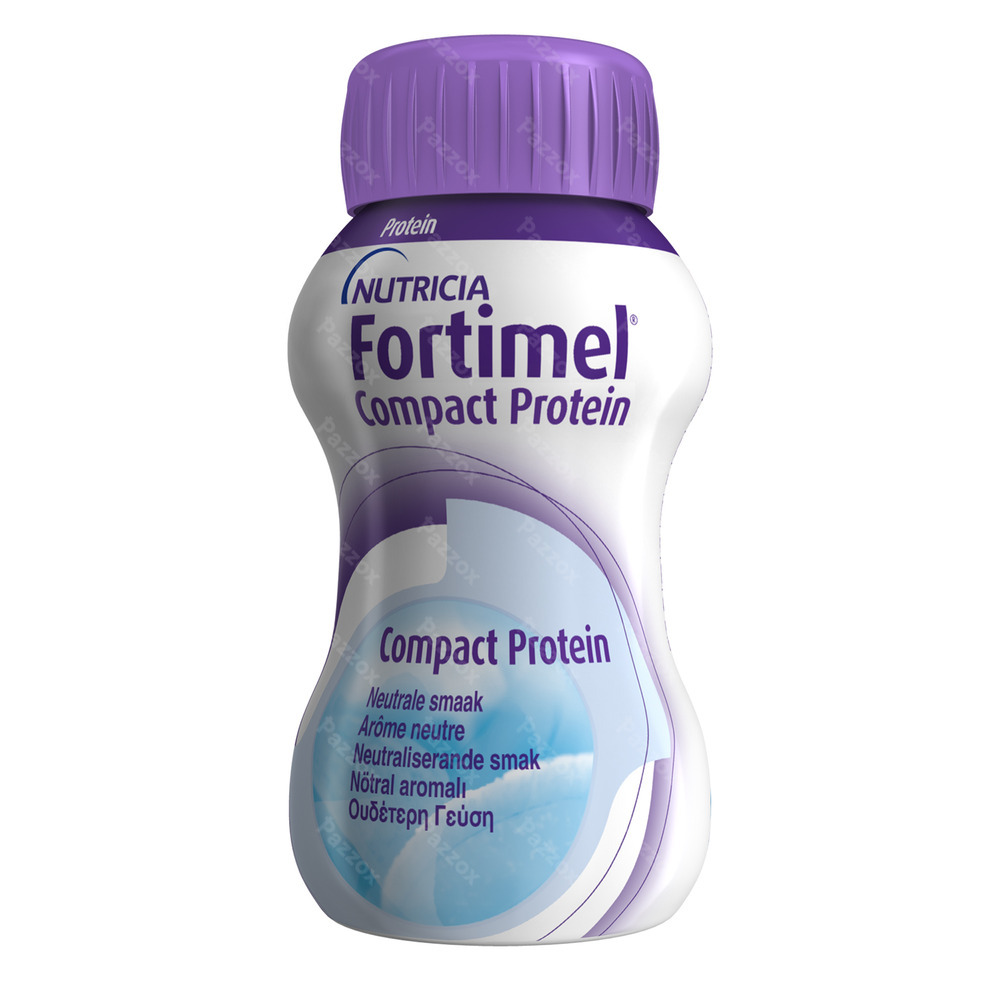Fortimel Compact Protein Neutraal Flesjes 4x125 ml