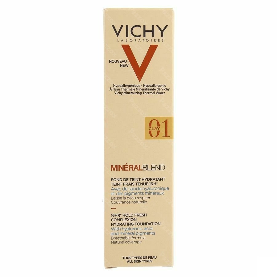 Vichy Minéralblend Hydraterende Foundation Clay 01 30ml