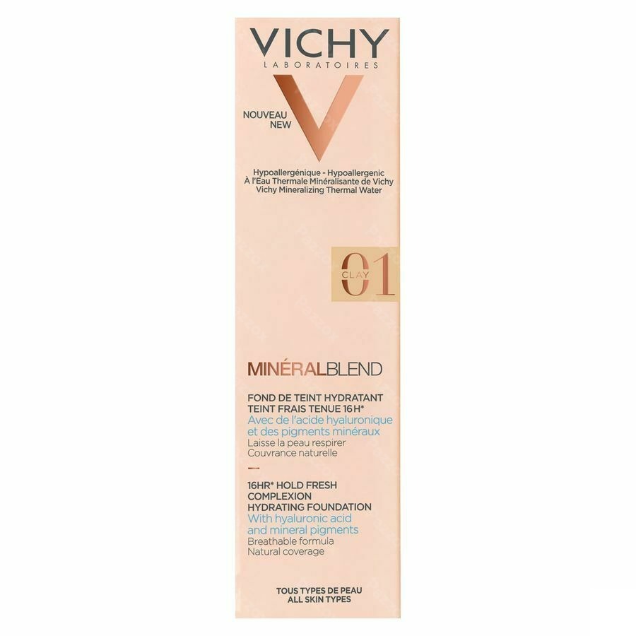 Vichy Minéralblend Hydraterende Foundation Clay 01 30ml