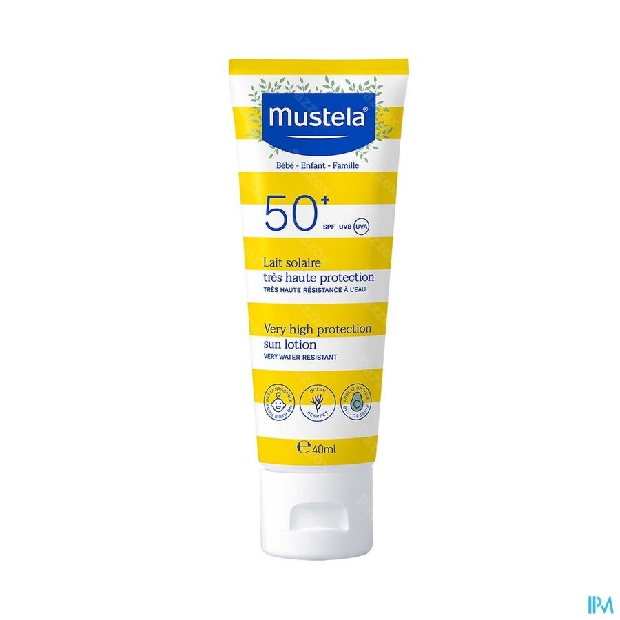 Mustela Baby Zonnemelk Zeer Hoge Bescherming Spf50+ 40ml
