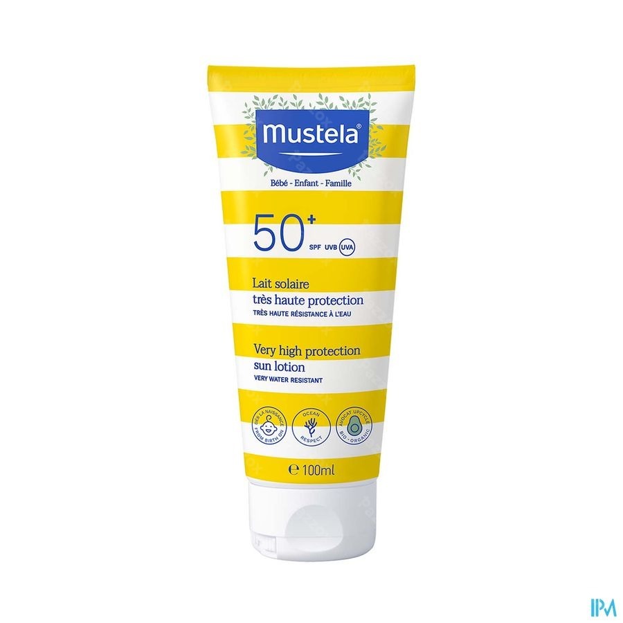 Mustela Zonnemelk Heel Hoge Bescherming SPF50+ 100ml