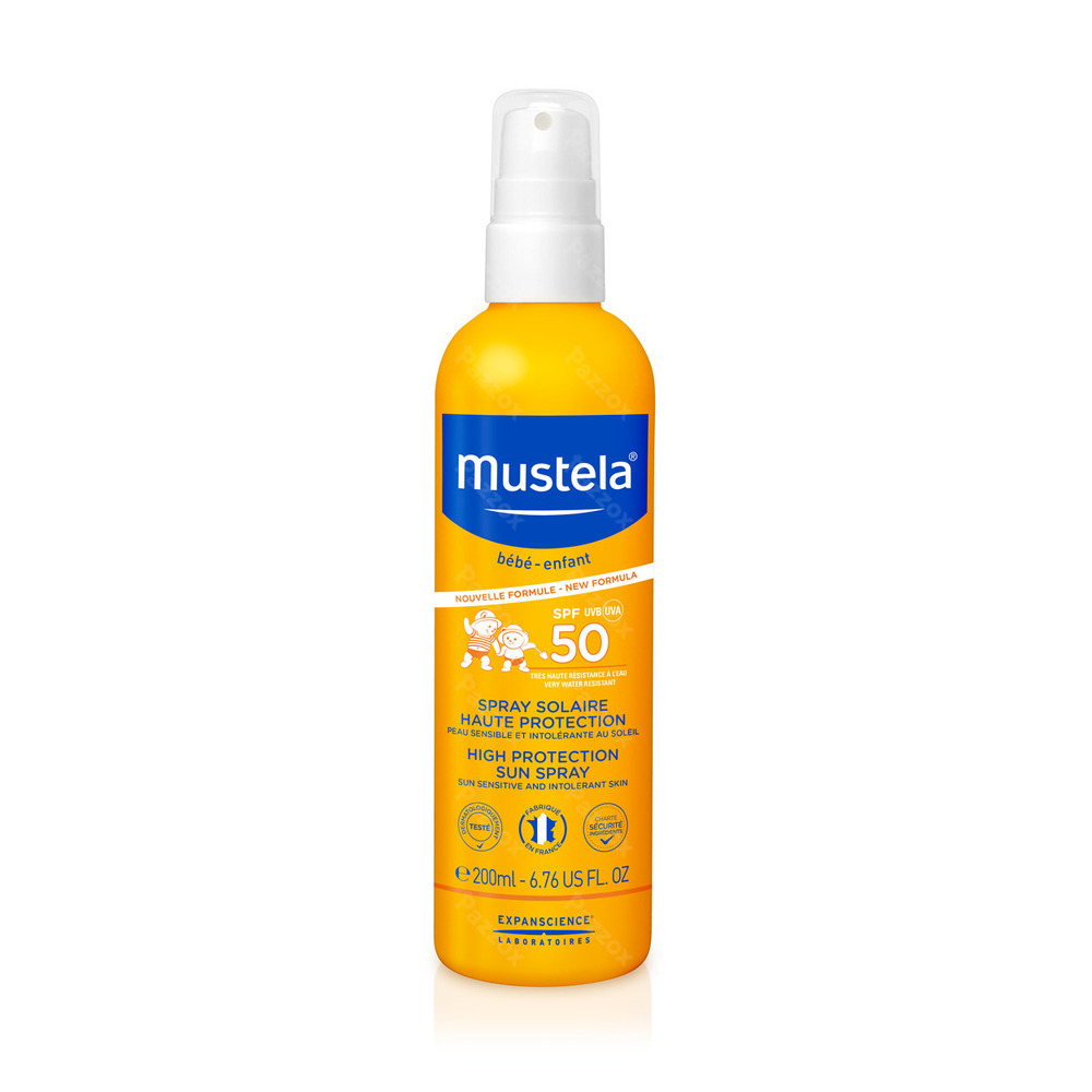 Mustela Zonnemelk Hoge Bescherming SPF50+ 200ml